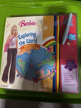 Barbie Interactive Exploring the World Electronic Book - Pink & White